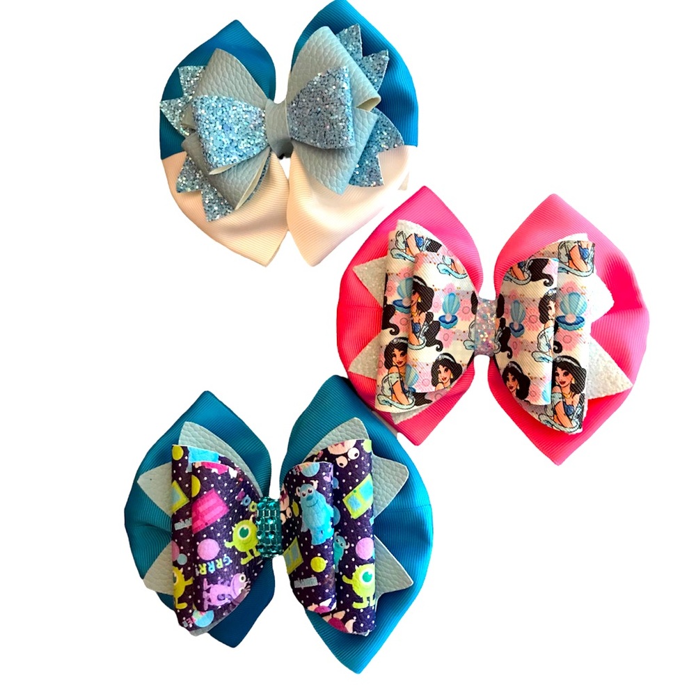 Handmade Princess hair bows